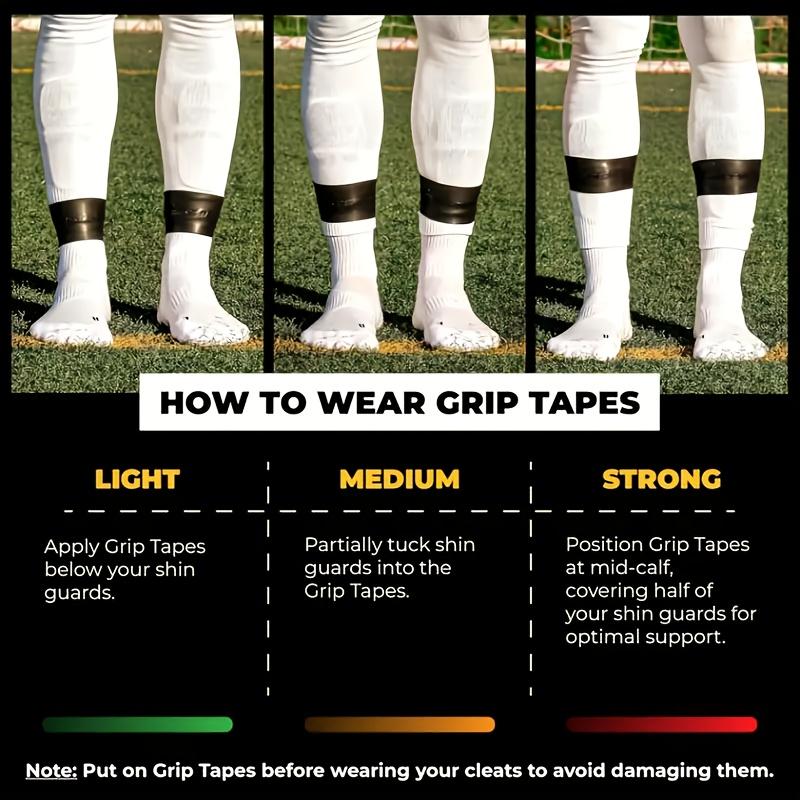 1 Pair Flexible Leg Straps, for Keeping Football Socks in Place - Anti-Slip, Provides Calf Support, Reusable for Fitness Activities