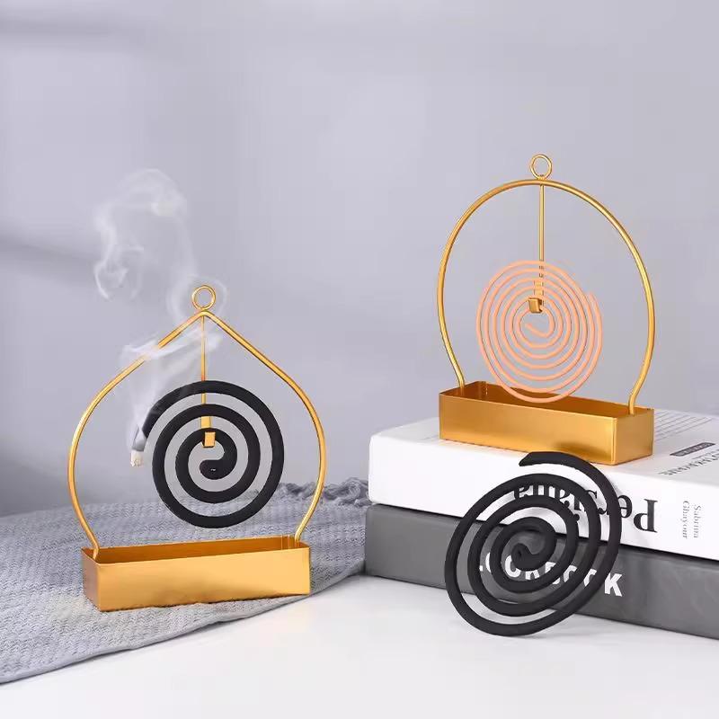 Creative Wrought Iron Fireproof Mosquito Coil & Incense Holder