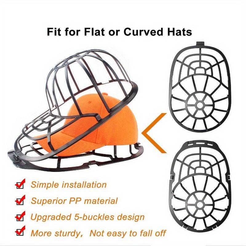 Anti-Verformungs-Baseballkappen-Wascher - Kunststoff-Wäsche- und Küchen-Organizer, Waschbarer Hutständer für Accessoires, Wäsche-Organizer
