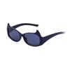 New personalized YK cat eye sunglasses men's and women's trendy ins style street shooting sunglasses outdoor dance playing glasses