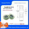 6mm Inner Bore PU-Coated Silent Guide Roller Pulley Bearing (696/606/626)