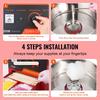 Electric Cotton Candy Machine, 1000W Candy Floss Maker, Commercial Cotton Candy Machine with Cover, Stainless Steel Bowl, Sugar Scoop, Drawer, Perfect
