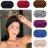 Solid Wide Headband Women Hair Accessories Bowknot Turbans Head Band Wash Face Make-up Sports Running Yoga Headbands