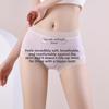 Plus Size Women's Summer Ice Silk Without Trace One Piece High Waist Belly Breathable Hip Briefs