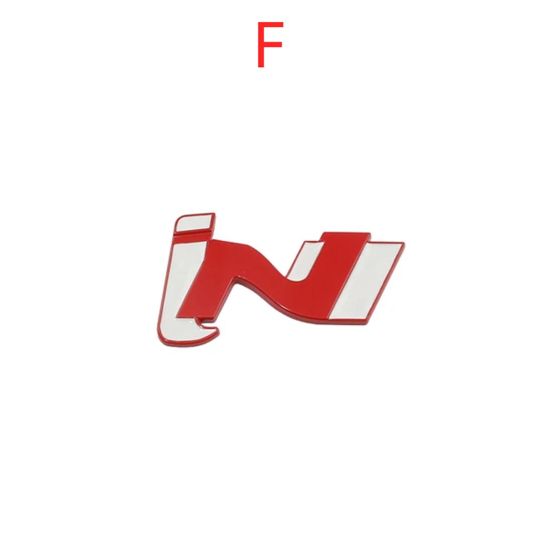 

3D металлический логотип IN N Line, эмблема заднего багажника автомобиля, наклейки, наклейки для H/yundai I30 I20 I10 IX35 V/ENU K/ONA S/onata T/ucson E/lantra F