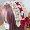 Lolita French Japanese soft girl headgear headband KC hair accessories Lolita headband sweet lace bow girl