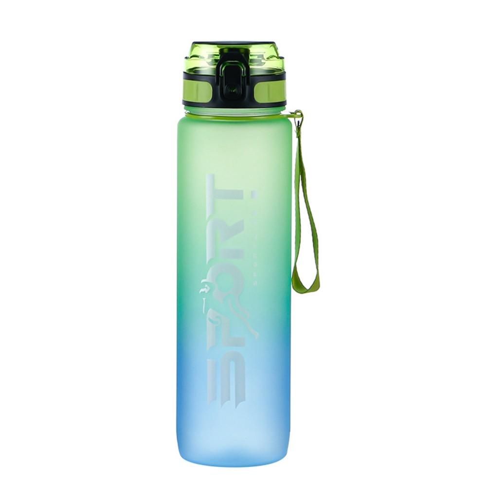 1000mL Fitness Water Bottle with Spring Loaded Dust Cap for Clean Use