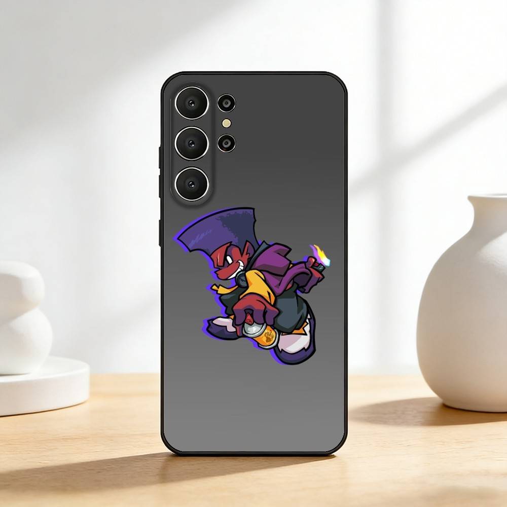 Game F-Friday Night F-Funkin Phone Case For Samsung S26,S25,24,23,22,30,21,10,9,Ultra,Plus,Lite,Black Soft Case