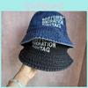 Letter Generation Different Hashtag Embroidered Fisherman Hat Outdoor Activities