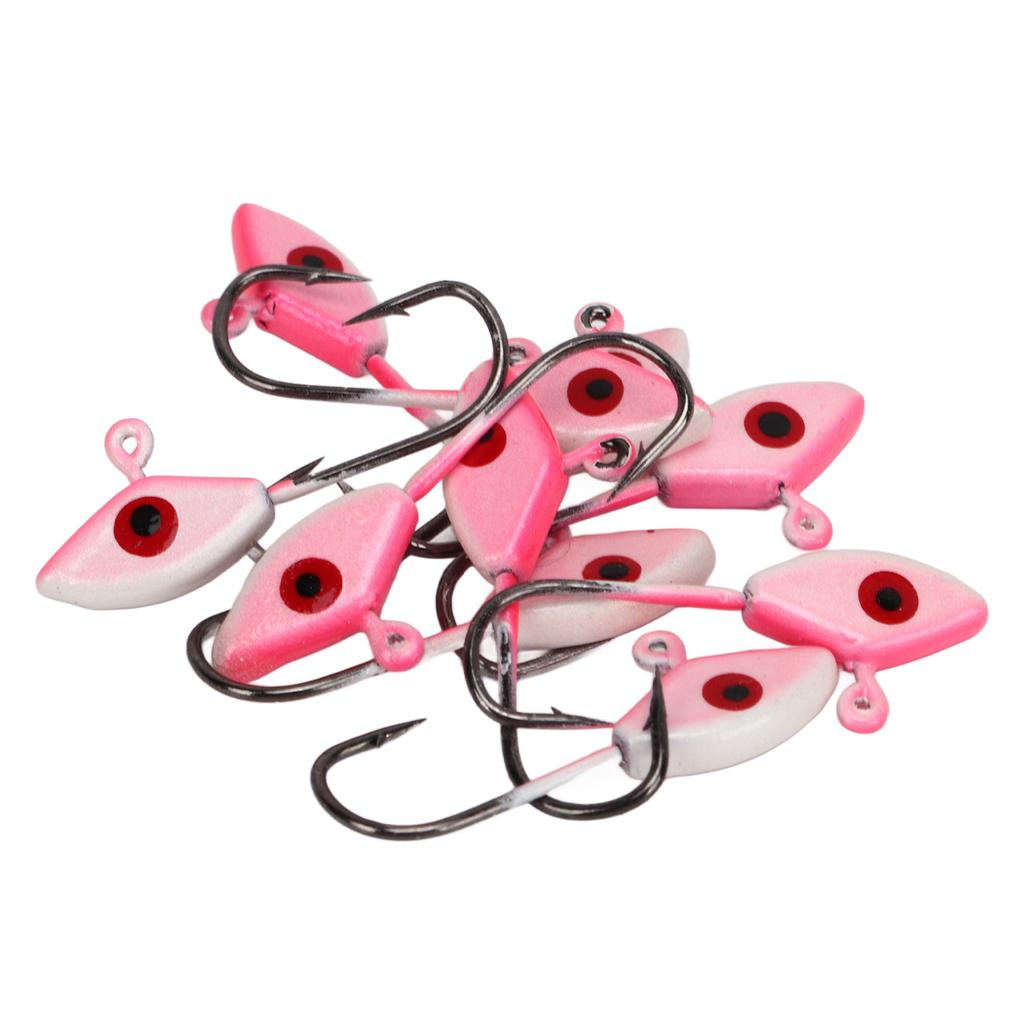 50 BUC Cârlig Pescuit pe Gheață Vârf Ascuțit Lustruit Colorat Formă Realistă Portabil Kit Cârlige Pescuit pe Gheață pentru Iarnă