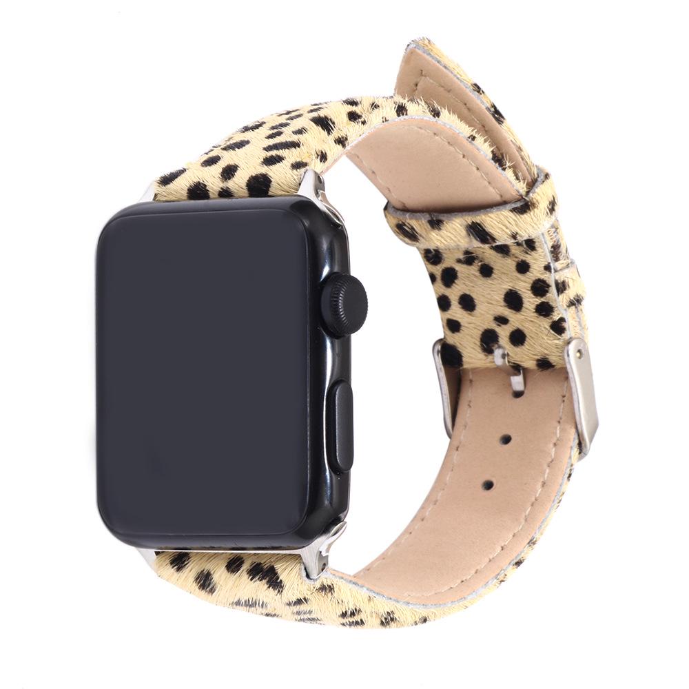 

Leopard Print PU Leather Strap for Apple Watch