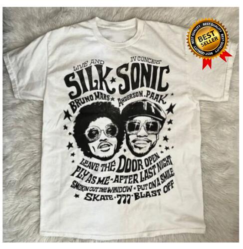 

Silk Sonic Bruno Mars t-shirt gift for fans unisex black MD4415 Unisex T-Shirt XXXXL