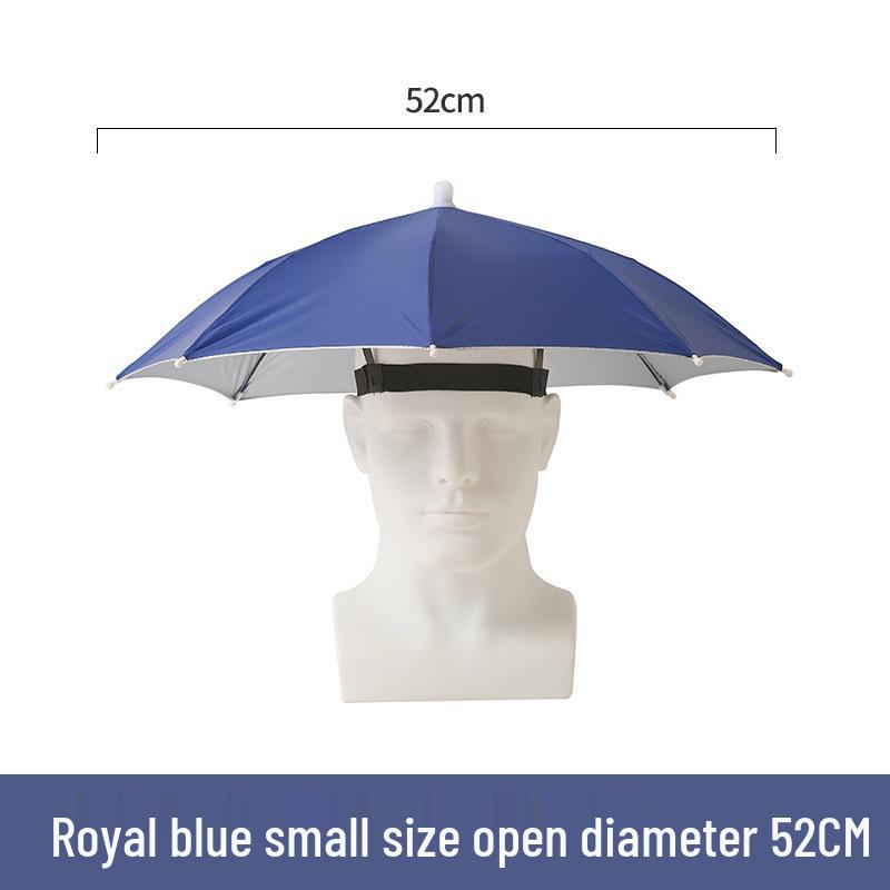 Large Rainbow Sun Hat Umbrella for Street Stalls and Fishing