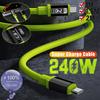 PD 111W Cable Super Fast Charging USB Type C Phone Data Cord Charger USB C To USB C Quick Charge Wire For iPhone Xiaomi Samsung