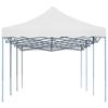 Tente de réception pliable - vidaXL - Blanc - Résistance UV et eau