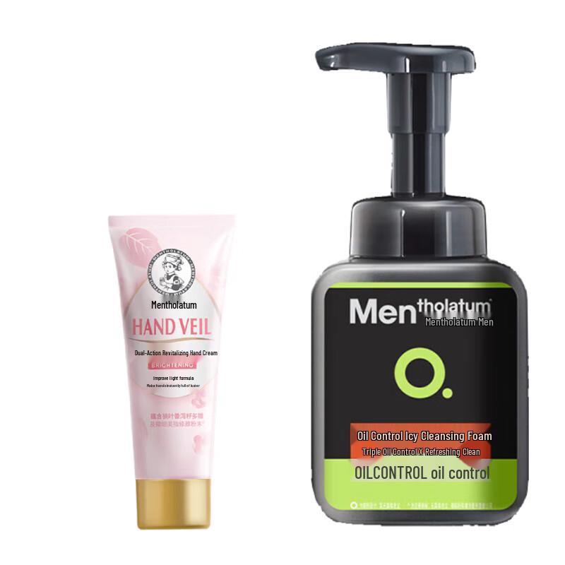 Mentholatum Handcreme & Herren Reinigungsschaum Set