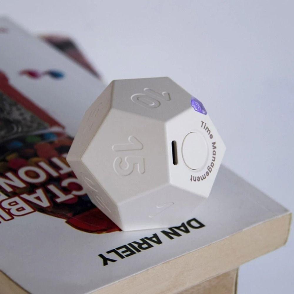 

Dodecagon Time Ball LED Indicator Mini Timer Cube Timer Time Management рожевий