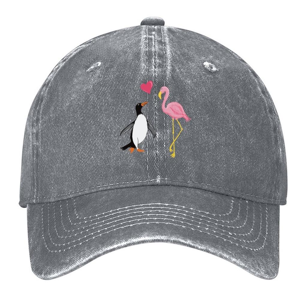 2026 Paul Penguin & Frieda Flamingo Baseball Cap Western Hat Hat Man For The Sun Sports Cap Trucker Hat Men Luxury Brand Women's
