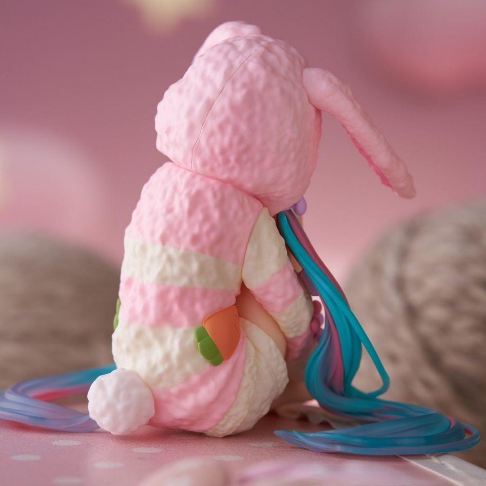 15CM Anime HATSUNE MIKU Figure Noodle Stopper Figure Rabbit Ear Pajamas Model Toy Doll Aciton Figure Collection Gift PVC