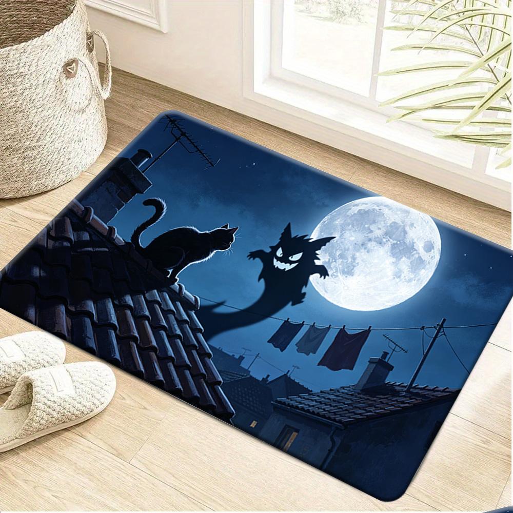 Pokemon Ash and Newborn Charmander Cave Print Non-Slip Floor Mat Doormat 40x60cm
