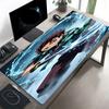 Demon Slayer Print Mouse Pad, Anti‑Slip Desktop keyboard Mat, for PC Laptop Gaming Working Daily Use, Cool Festival Surprise Gift
