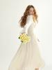 Sinseuden Irene Shirred Long Dress