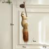 Cute Realistic Squirrel Christmas Tree Hanging Ornaments Pendant Christmas Home Wall Decoration New Year Holiday Party Kids Gift