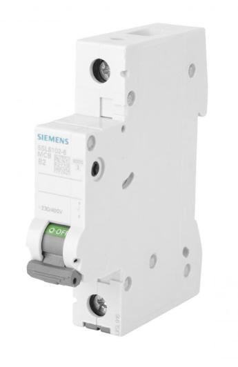 Wyłącznik Nadprądowy 1P B 2A 6Ka Ac Sentron 5Sl6102-6