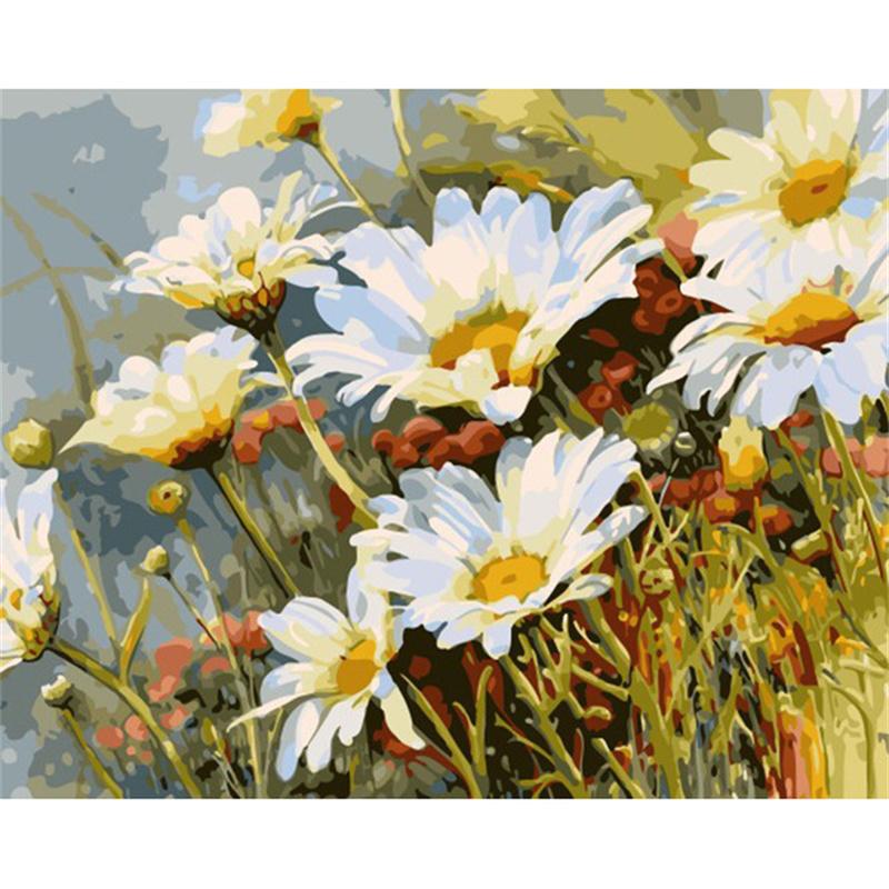 5D DIY Diamond Painting Flowers In Oil Painting Diamond Embroidery Cross Stitch Kit Full Rhinestone Mosaic Home Decor