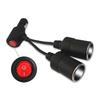 Versatile Car Plug Socket with Switch 240W Power Output Charge Multiple Devices Simultaneously