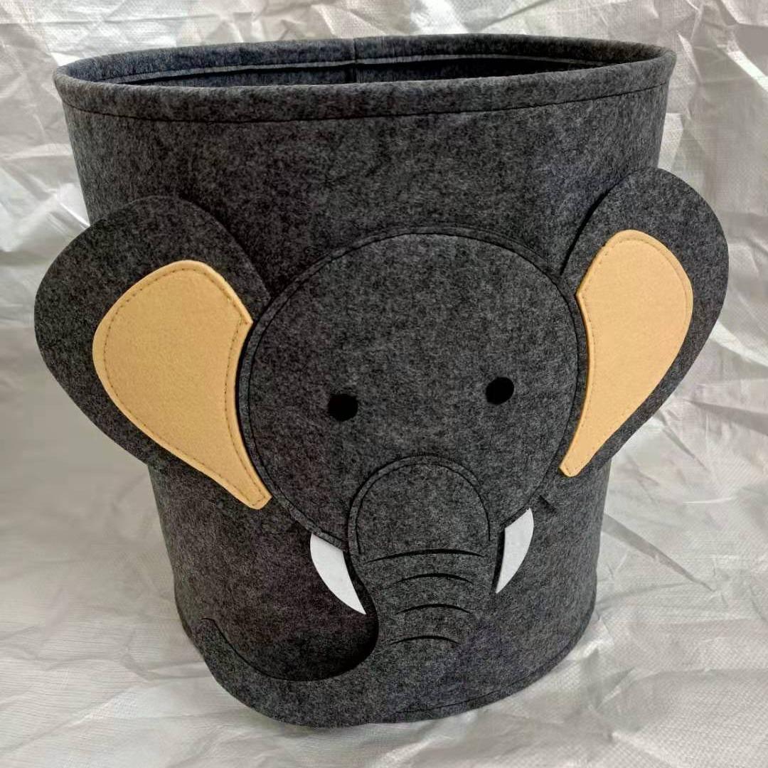 

Cartoon Felt Baby Storage Basket - Children s Clutter Organizer New Hedgehog Large