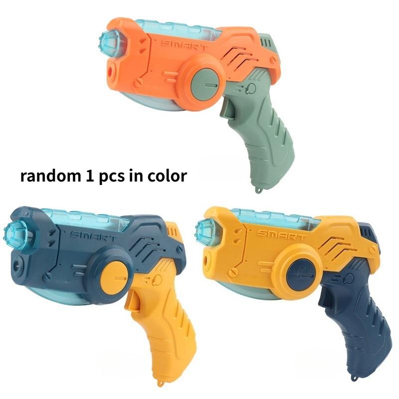 Mini Pocket Electric Toy Gun Portable Small Pistol with Sound Light Colorful Projection Music Interactive Play Toy