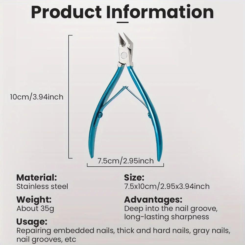 1Pc Professional Toenail Clippers For Thick Ingrown Nails Wide Opening Non-Slip Long Handle Toenail  nail clipper  tools