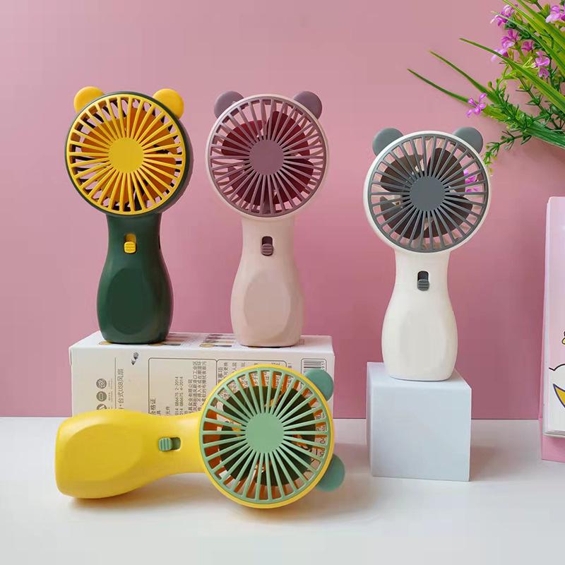 Portable USB Rechargeable Mini Snail Fan for Kids and Students