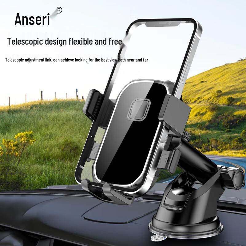 Ansur 2-in-1 Car Phone Holder for Air Vent & Dashboard