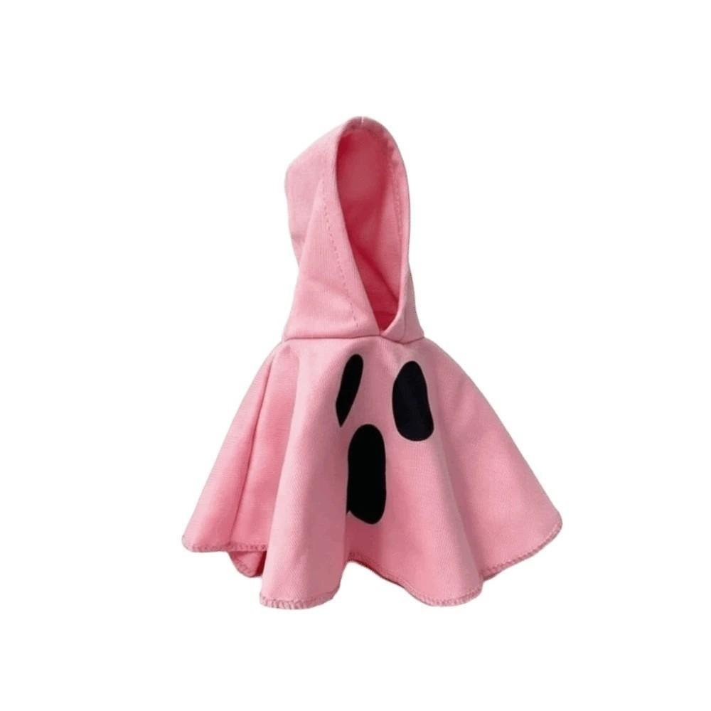 Pure Pink White Ghost Cloak Ghost Shape Mini Statue Clothing Miniature Figurine розовый