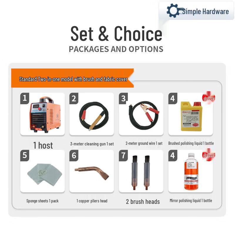 

Electrolytic Weld Seam Cleaning and Polishing Machine CN plug (adapter included)