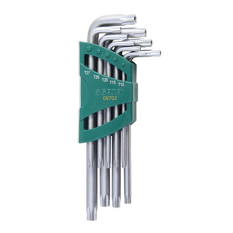 SATA 09702 9-Piece Long Tamper-Proof Torx Wrench Set
