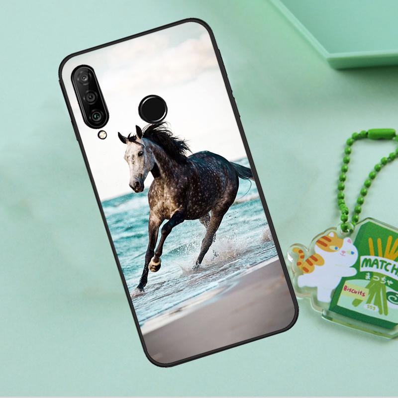 Galloping Horse For Huawei Nova 12i 12s 7i 8i 11i 9 10 SE Y90 Y60 Y70 Y72 Y61 Y91 P30 P40 Lite P60 Pro Case