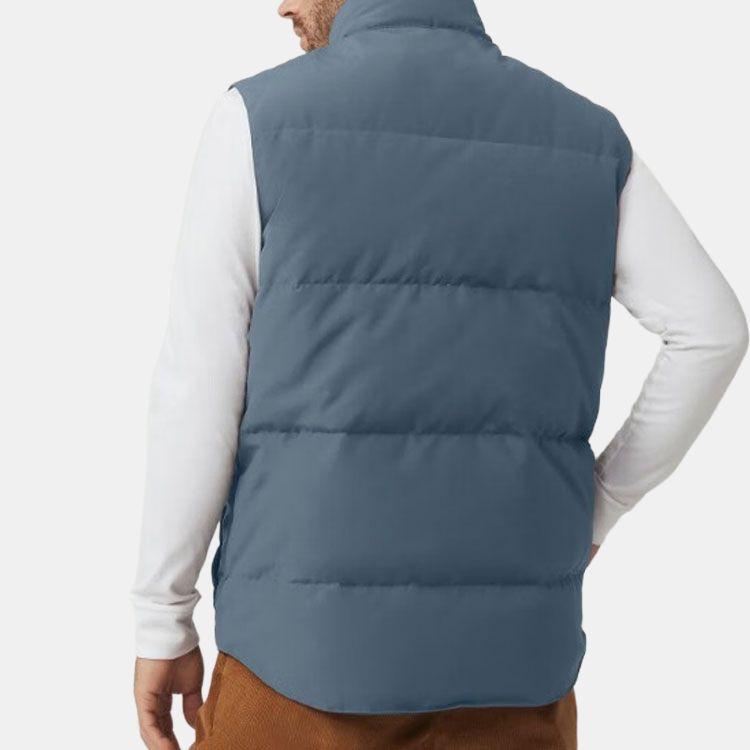 Canada Goose Freestyle Series Waterproof Single-Breasted Stand Collar Zipper Logo Patch Lightweight Duck Down Vest Unisex vest 4154M-222