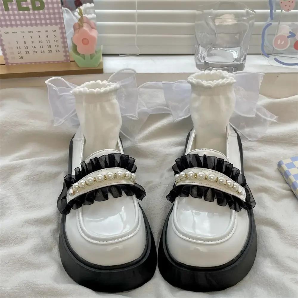 Loafers Woman Pumps with Medium Heels Shoes for Women 39 on Offer Lastest Beau Today Non Slip Y2k Young Casual Chic and Elegant