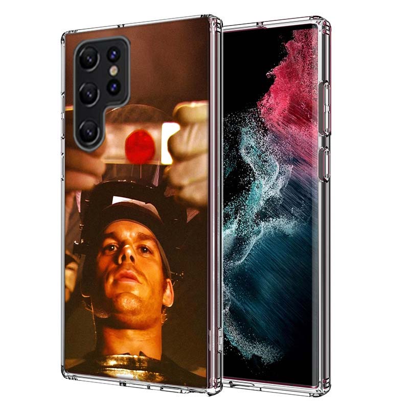 

TV Show Dexter Morgan Capa Phone Case For Samsung S26 Ultra S25 Edge Galaxy S23 S21 S20 S24 FE S22 S10 Plus Cover Clear TPU Shel Samsung S25 5G