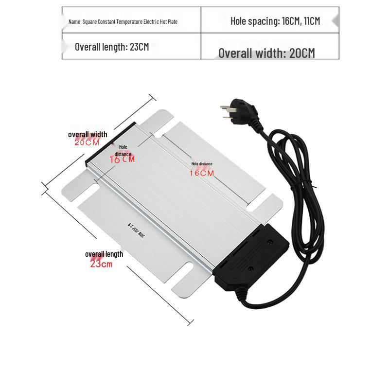 Electric Buffet Stove Insulation & Chafing Dish Heating Plate with Thermostat Controller and Accessories.