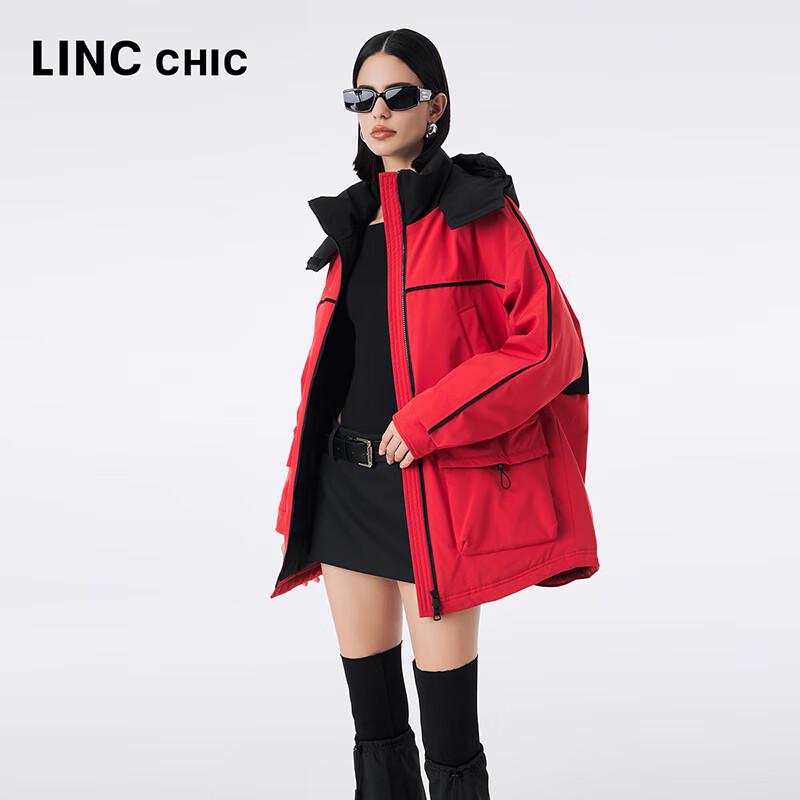 Jin Yujie Women's Printed Mid-Length 90% Down Parka