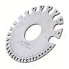 Round Wire Gauge, Stainless Steel Wire Thickness Measurer Tester Ruler Diameter Tool - Metric/Imperial