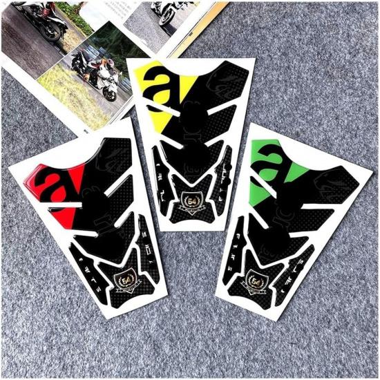 Fuel Tank Sticker 3D Fuel Tank Pad Sticker Motorcycle Protector Decal Accessories for Aprilia Rs660 RSV4 APR Tuono V4 RS 50 125 150 Shiver750 900