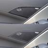 3PCS Carbon Fiber Door Speaker Interior Sticker Trim For Corvette C7 2014-19