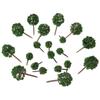 20Pcs Shrub Vegetation Military Scene Sand Table Landscape Tree Model Deor
