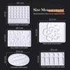 Bview Art 1pcs Palette for Painting, Daily Art Supplies for Art Students, Watercolor Paint Mixing Tray, Paint Palette