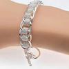 Trendy European & American Retro Silver Centipede Bracelet